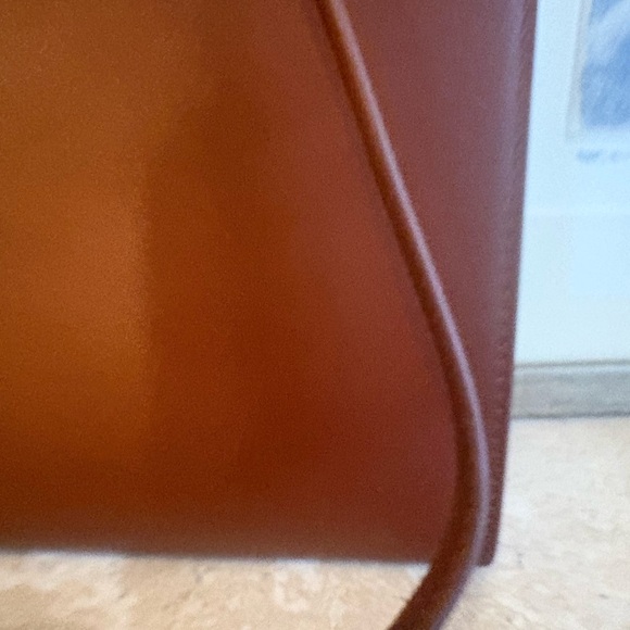 A.P.C. Tan Leather Jamie Neck Crossbody Bag - Picture 16 of 16